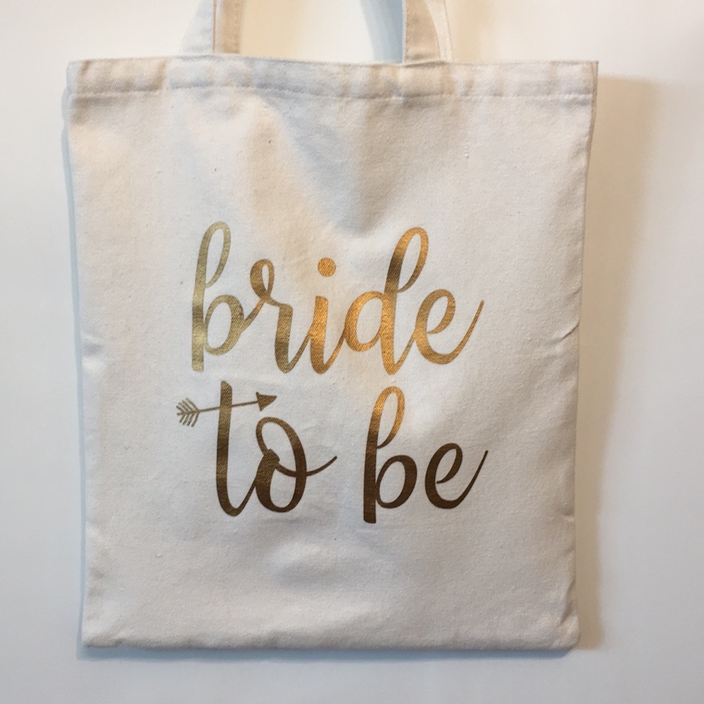 “Bride to be” Canvas Tote Bag